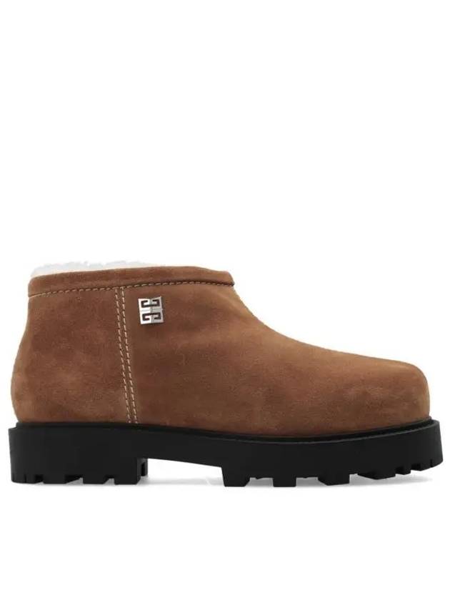 Suede Winter Boots Beige Camel - GIVENCHY - BALAAN 2