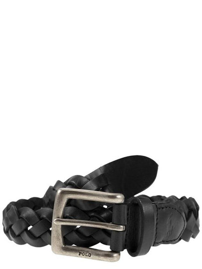 braided leather belt 405805020001 - POLO RALPH LAUREN - BALAAN 2