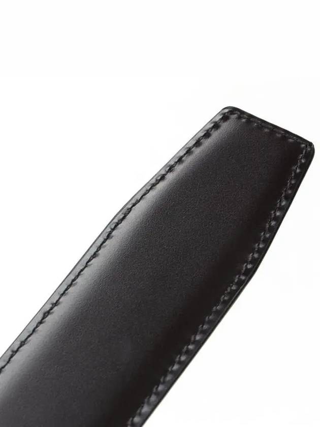 Gancini Reversible Adjustable Calfskin Leather Belt Black - SALVATORE FERRAGAMO - BALAAN 8