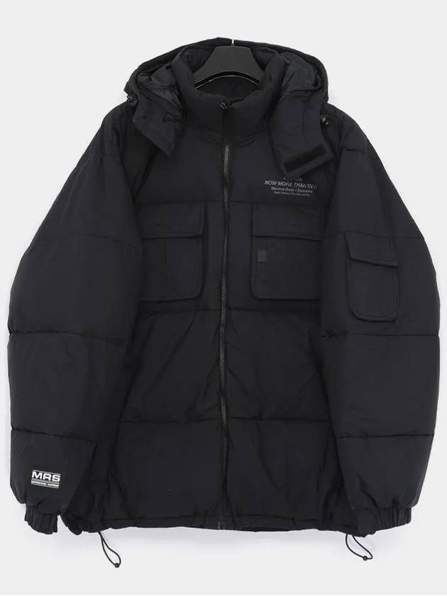 Martin Rose Collaboration Multi Pocket Down Puffer Hooded Padded Men s Jacket FW24J79 BLACK - SUPREME - BALAAN 2