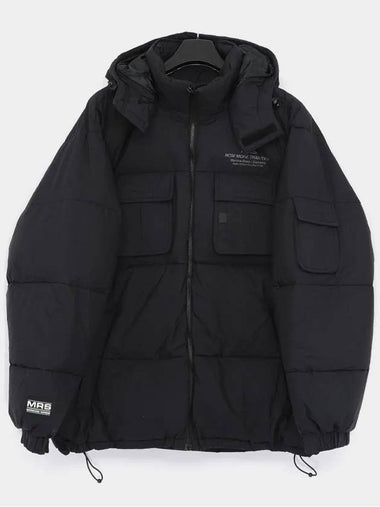 Martin Rose Collaboration Multi Pocket Down Puffer Hooded Padded Men s Jacket FW24J79 BLACK - SUPREME - BALAAN 1