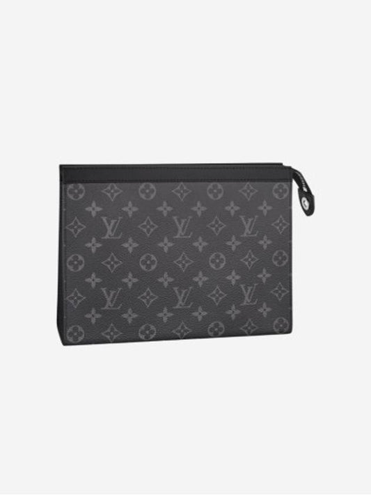 Pochette Voyage Monogram Eclipse Pouch Bag Black - LOUIS VUITTON - BALAAN 2