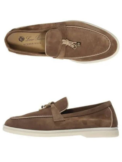 Summer Charms Walk Suede Loafer Brown - LORO PIANA - BALAAN 2