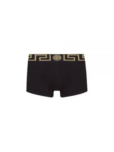 Greca Banding Boxer Underwear Black White AU10026 A232741 - VERSACE - BALAAN 1