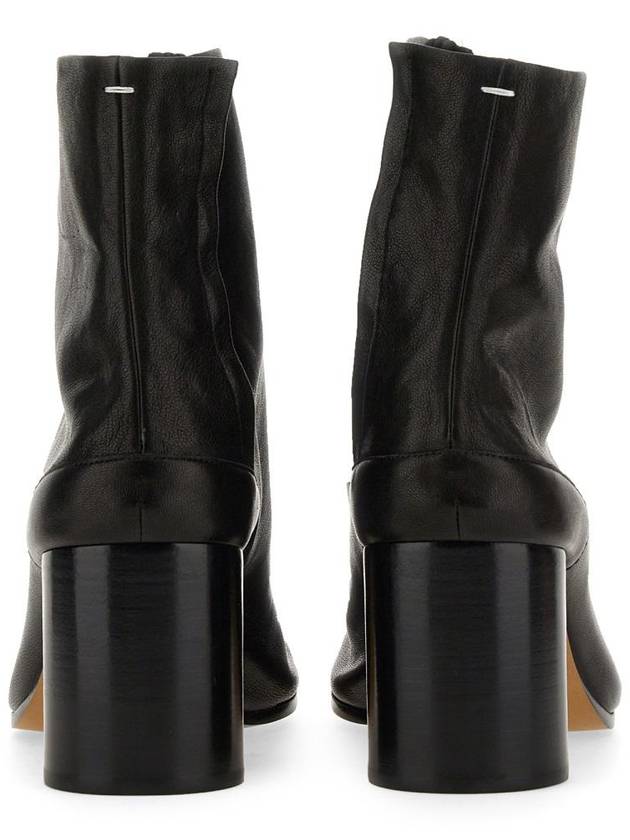 Tabi Ankle Leather Middle Boots Black - MAISON MARGIELA - BALAAN 4