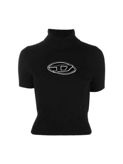 Cutout Logo Turtleneck Black - DIESEL - BALAAN 2