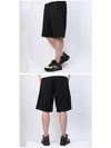 Band Drawstring Shorts Black - STAMPD - BALAAN 4