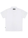 Simple logo wappen short sleeve polo TEE F L MAN WHITE - TRIMERE - BALAAN 3