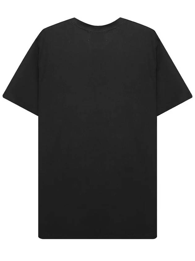 Zeffreh Velvet Short Sleeve T-Shirt Black - ISABEL MARANT - BALAAN 4