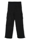 Kids Logo Cargo Pants Black - MSGM - BALAAN 2