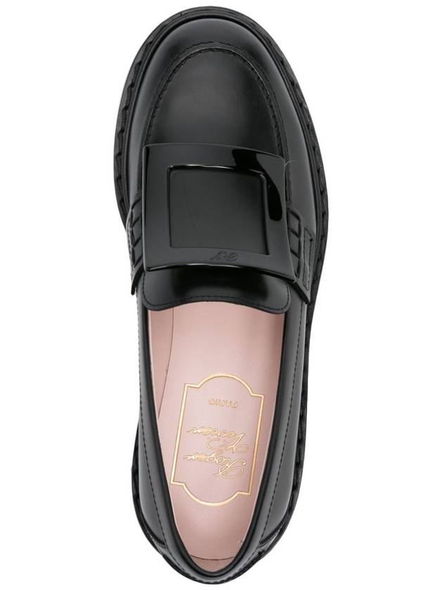 Women's VIV RANGERS LEATHER LOAFERS RVW54825190RBTB999 - ROGER VIVIER - BALAAN 4