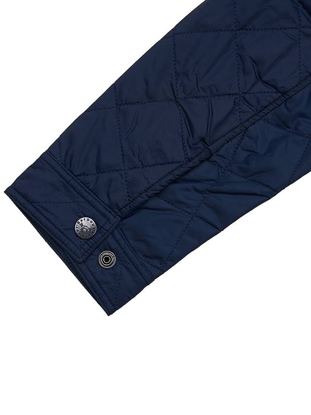 Kenning Quilting  Logo Patch Jacket Navy - BARBOUR - BALAAN 9