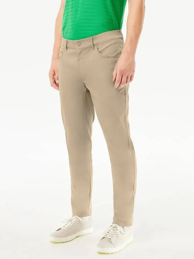 Sport 5 Pocket Straight Pants Beige - LACOSTE - BALAAN 6