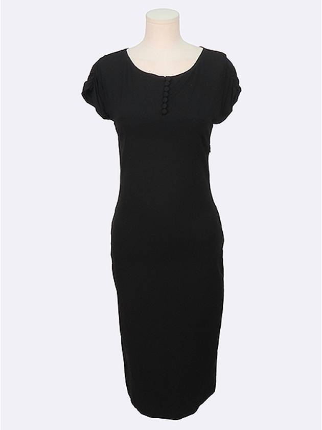 Black color button detail women s dress size 36 - MAX MARA - BALAAN 1