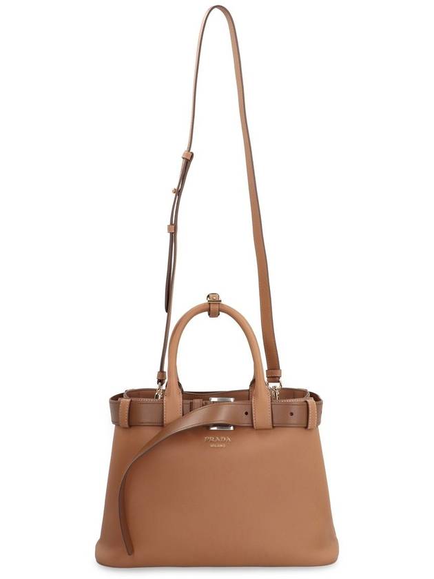 Buckle Medium Tote Bag Caramel - PRADA - BALAAN 5