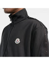 Studded Track Jacket Black - MONCLER - BALAAN 5