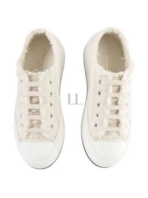 Walk'n Platform Cotton Canvas Low Top Sneakers Beige - DIOR - BALAAN 2