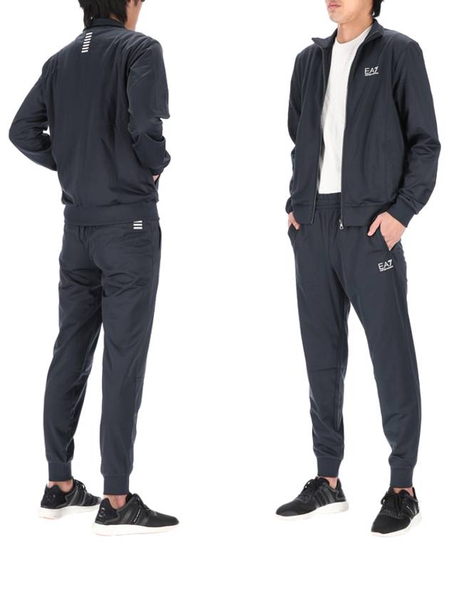 Men's EA7 Core Identity Tracksuit Black - EMPORIO ARMANI - BALAAN 2