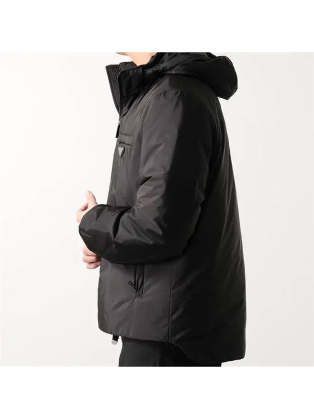 Re-Nylon Padded Jacket Black - PRADA - BALAAN 5