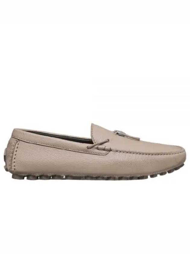 CD Diamond Grained Calfskin Loafers Beige - DIOR - BALAAN 2