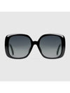 Web Special fit square sunglasses with web detail black injection 623885J16911012 - GUCCI - BALAAN 1