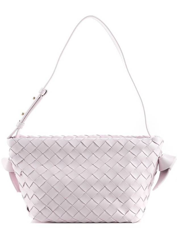 Intrecciato Tie Mini Shoulder Bag Pink - BOTTEGA VENETA - BALAAN 2