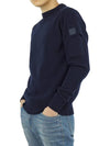 Metropolis Merino Wool Knit Top Navy - CP COMPANY - BALAAN 4