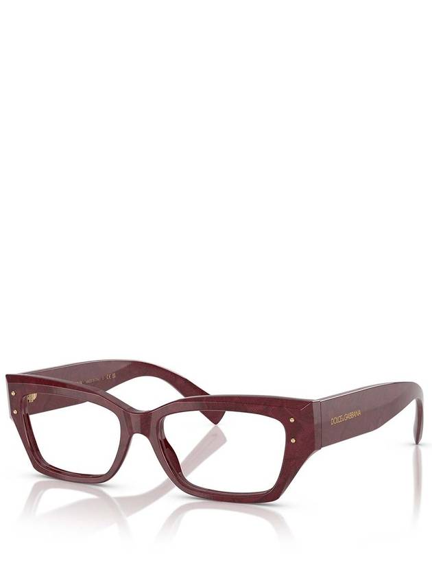 Dolce & Gabbana DG3387 Bordeaux Lace - DOLCE&GABBANA - BALAAN 2