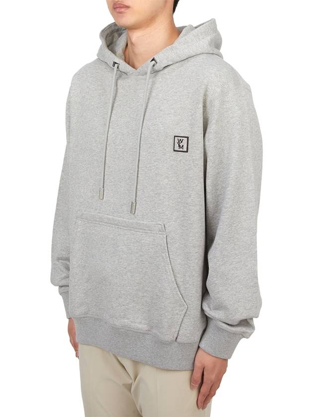 Back logo cotton hood gray - WOOYOUNGMI - BALAAN 4