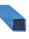 Gancini Print Silk Tie Blue - SALVATORE FERRAGAMO - BALAAN 7