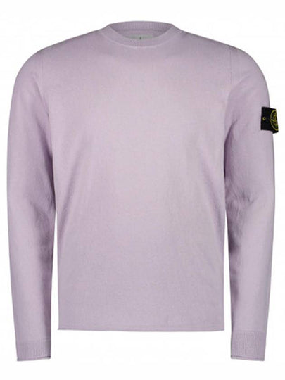 Wappen Patch Crew Neck Knit Top Rose - STONE ISLAND - BALAAN 2