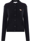 Baby Fox Black Wool Women s Cardigan LW00508KT1006 P199 - MAISON KITSUNE - BALAAN 1