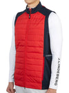 Golf Kenny Hybrid Vest Barbados Cherry - J.LINDEBERG - BALAAN 4