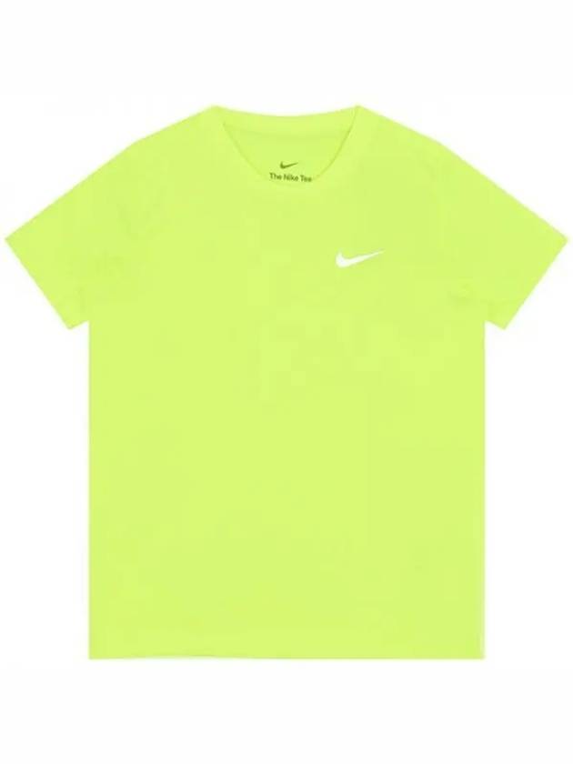 Junior Short Sleeve T Shirt Legend Dry Fit FZ5198 702 Domestic Product GQN124082782420 - NIKE - BALAAN 1