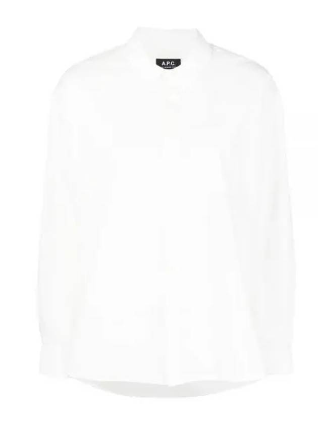 Boyfriend Long Sleeve Shirt White - A.P.C. - BALAAN 2