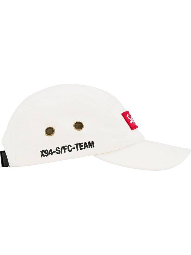 Logo Patch Side Embroidered Ball Cap Ivory - SUPREME - BALAAN.