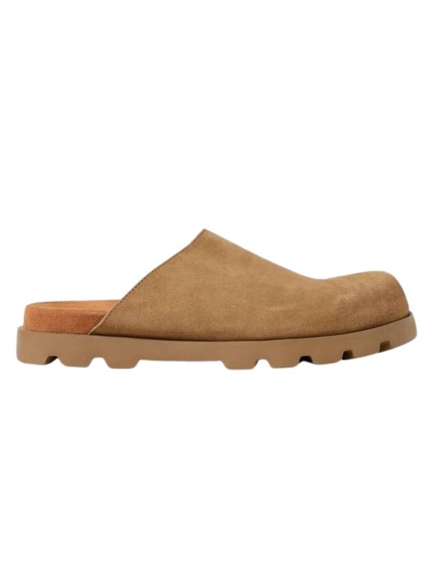 Brutus Leather Clog Slippers Brown - CAMPER - BALAAN 1