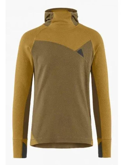 Men's Huge Mid Layer Hoodie Olive Mustard - KLATTERMUSEN - BALAAN 2