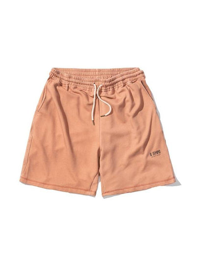 Wide Fit Pigment Sweat Shorts Dark Salmon - IL TEMPO SELECT SHOP - BALAAN 2