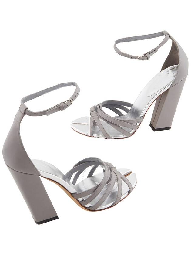 split toe detail sandals heel cloud gray - BURBERRY - BALAAN 3