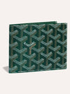 Victoire Wallet Green In Canvas And Calfskin - GOYARD - BALAAN 3