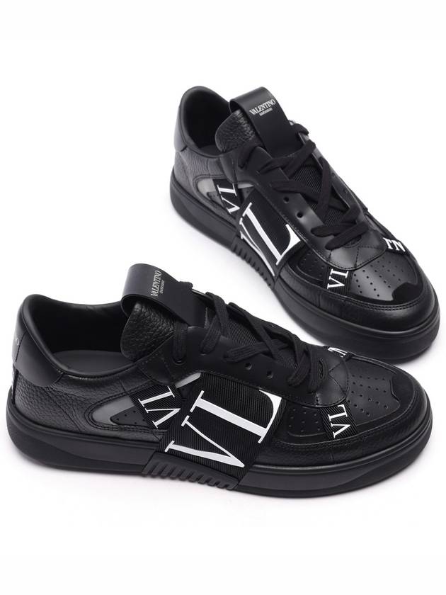 VL7N Low Top Sneakers Black - VALENTINO - BALAAN 6