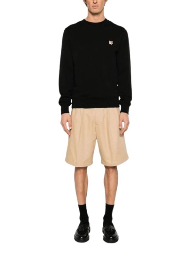 Fox Head Patch Regular Sweatshirt Black - MAISON KITSUNE - BALAAN 5