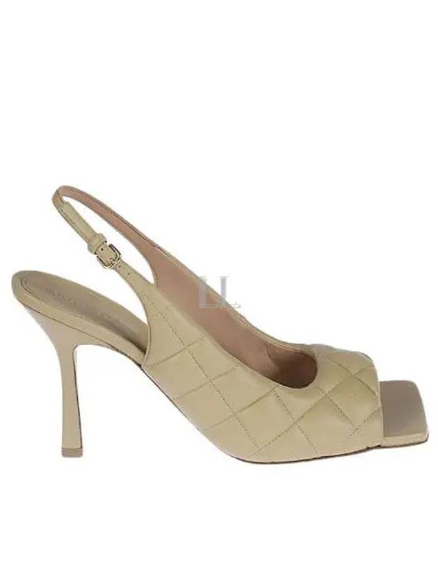 Padded Leather Sling Bag Heel Beige - BOTTEGA VENETA - BALAAN 2