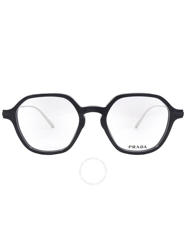 Prada Demo Geometric Ladies Eyeglasses PR 07YV 1AB1O1 50 - PRADA - BALAAN 1