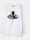 Printing round neck long sleeve white 3G01001D J001M GO A401 - VIVIENNE WESTWOOD - BALAAN 3