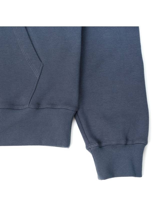 Special fleece exotic blue hood relaxed fit - CETO - BALAAN 5