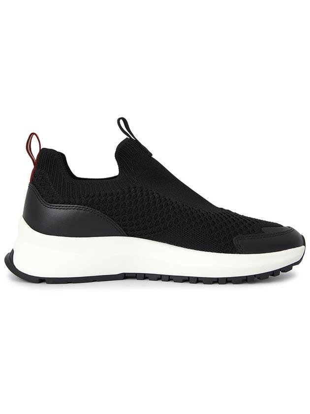 Dewan Mesh Panelled Stretched Knit Low Top Sneakers Black - BALLY - BALAAN 5