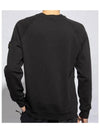 Garment Dyed Malfile Crewneck Sweatshirt Black - STONE ISLAND - BALAAN 4