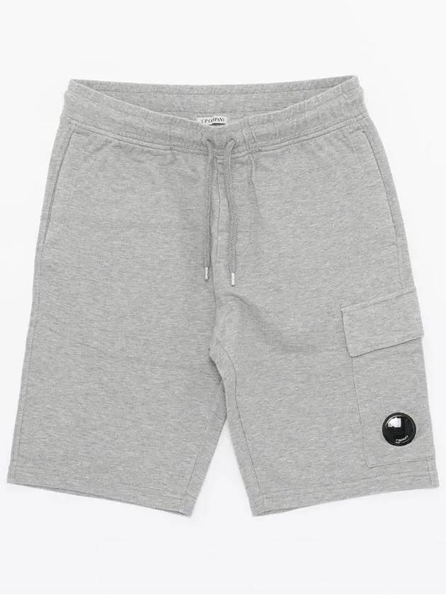 Light Fleece Utility Shorts Grey - CP COMPANY - BALAAN 2